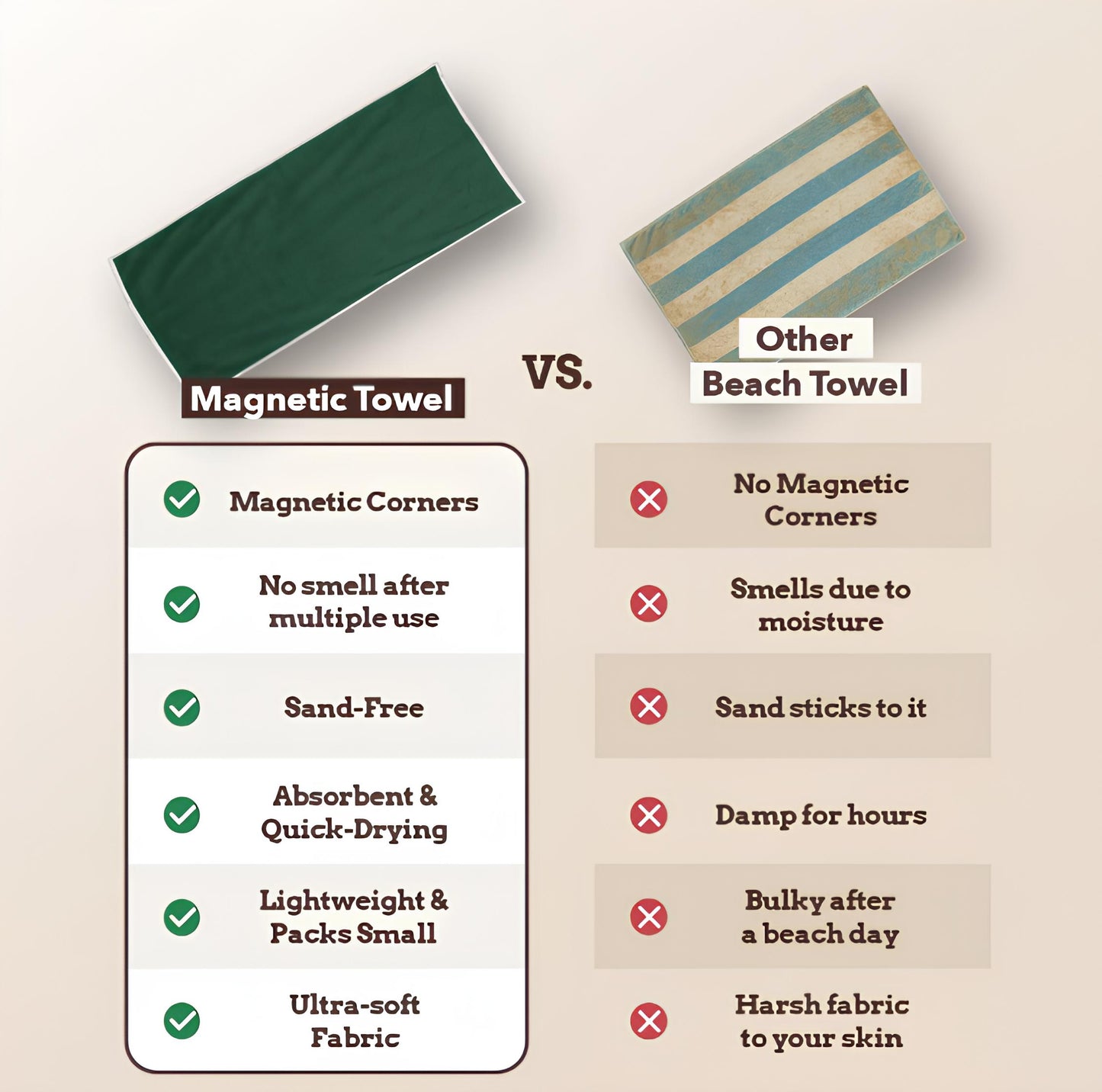 Cool-Summer Magnetic Towel